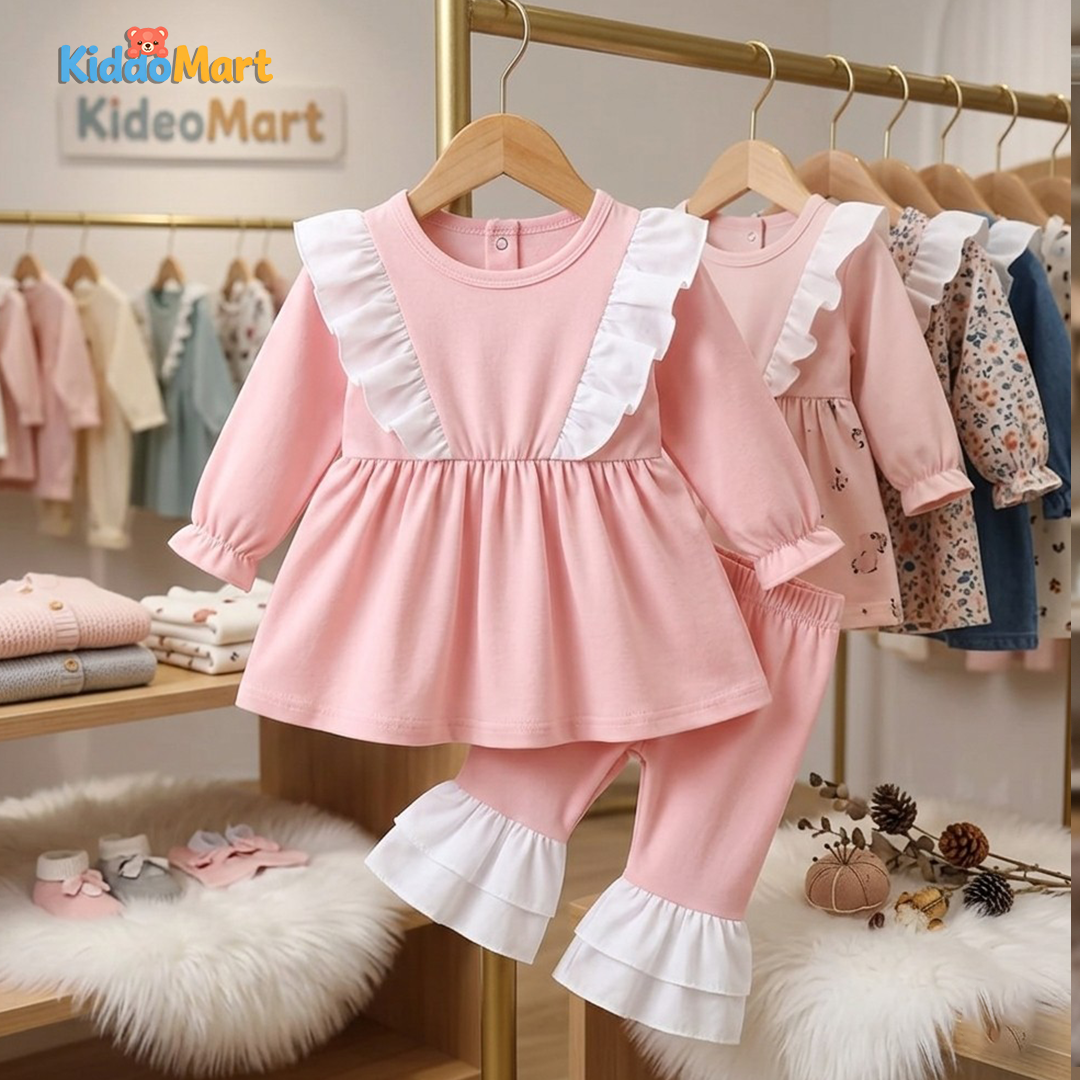 Skin-Friendly Baby Cotton Suit – Soft & Safe Kids Fabric