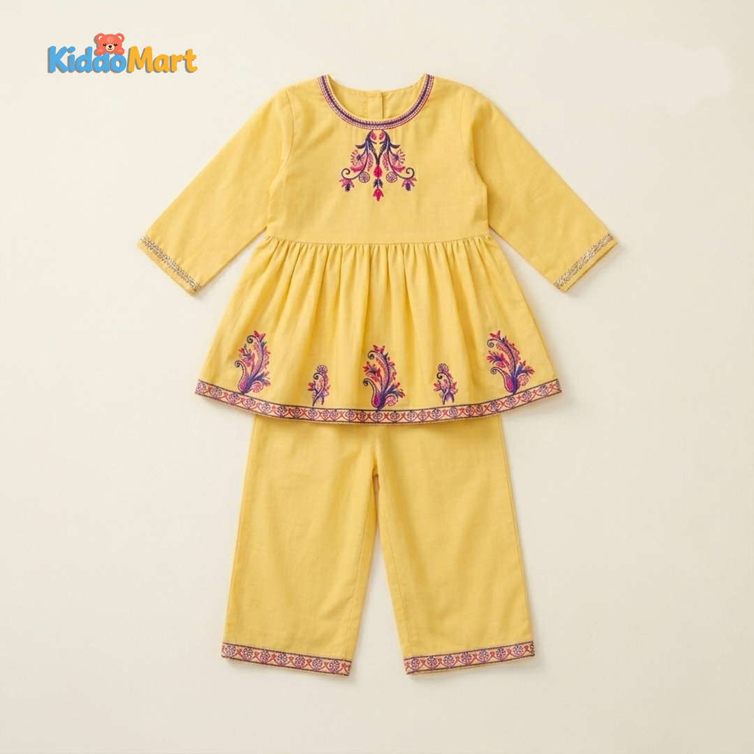 Ultra Soft Baby Cotton Suit – Breathable Kids Daily Wear Outfit | Kiddo Mart