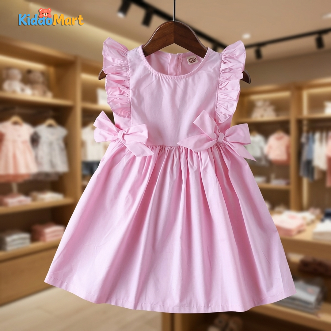 Baby girl frock - breathable soft cotton fabric | Kiddo Mart |